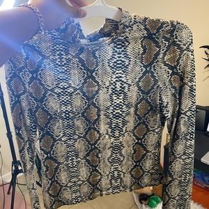 Snake Print Top